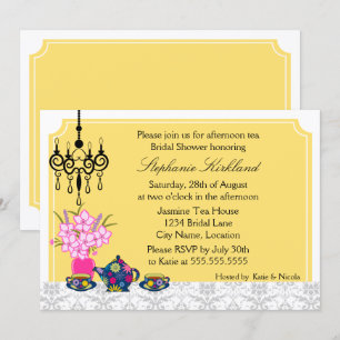 Elegant Tea Party Invitation
