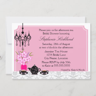 Elegant Tea Party Invitation