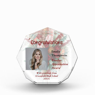 Elegant Teacher Appreciation Award Keepsake Photo