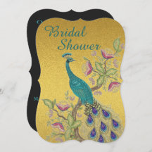 Elegant Teal BRIDAL SHOWER INVITATION