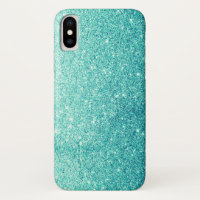 Elegant Teal Glitter