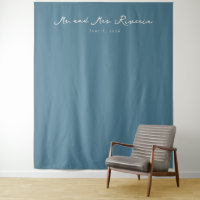 Elegant Teal Minimalist Calligraphy