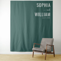 Elegant Teal Minimalist Names