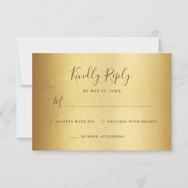 Elegant  Teal Rose Floral Gold Bat Mitzvah RSVP Card (Front)