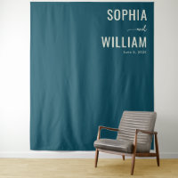 Elegant Teal Typographic