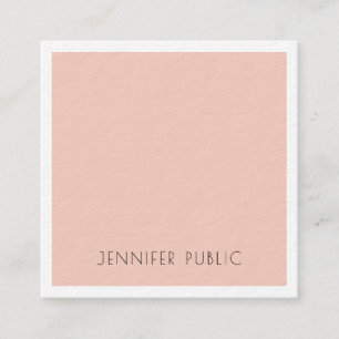 Elegant Template Minimalist Luxury Premium Thick Square Business Card