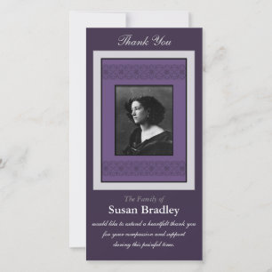 Elegant Template Thank You Memorial Photo 1