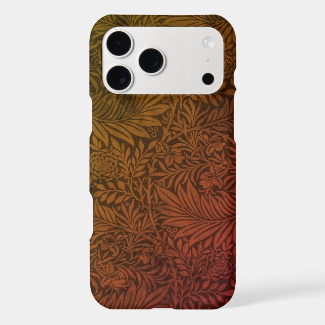Elegant Terracotta Boho Botanical Pattern  (Back)