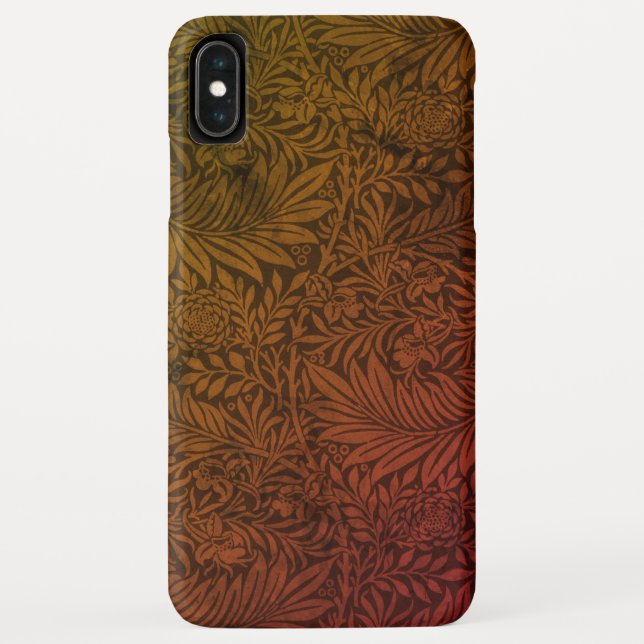 Elegant Terracotta Boho Botanical Pattern  Case-Mate iPhone Case (Back)