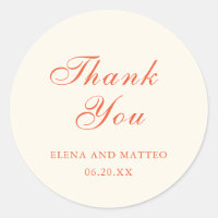 Elegant Terracotta Modern Classic Wedding