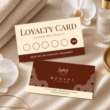 Elegant Terracotta Spa Salon Aesthetician Wellness