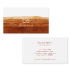 Elegant Terracotta Watercolor Abstract Desert