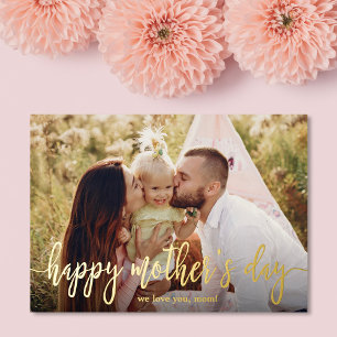 Elegant Text Photo Mother's Day