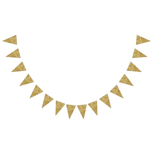 Elegant textile design featuring a golden backgrou bunting  (All)
