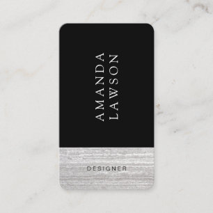 Elegant Texture Accent Business Card