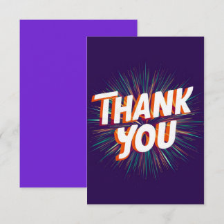 Elegant Thank You Card