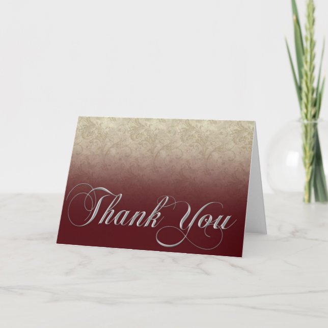 Elegant thank you card (Front)