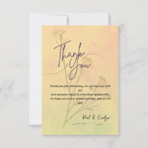 Elegant Thank You Card