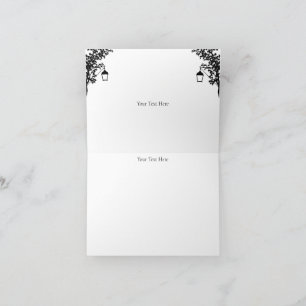 Elegant Thank You Card - Custom Text