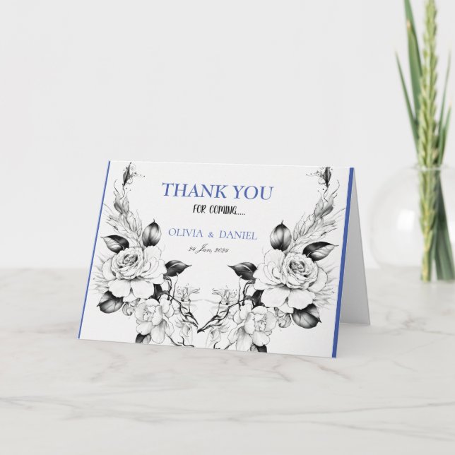 Elegant Thank You Card Design Vector Pack (Front)