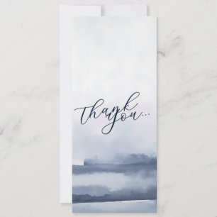 Elegant Thank You Card Watercolor Style