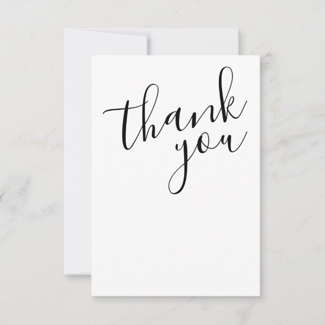 Elegant thank you note cards (Front)