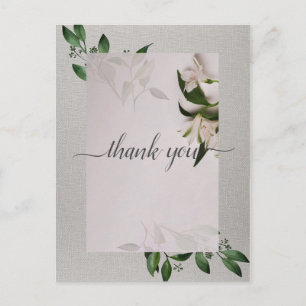 Elegant   Thank you Postcard