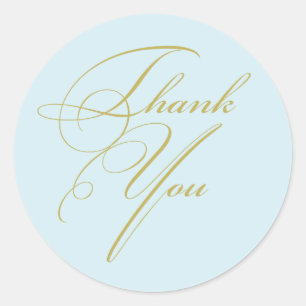 Elegant Thank You Stickers