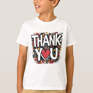 Elegant 'Thank You' T shirt – Make a Big Impact