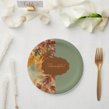 Elegant,Thanksgiving, Autumn Leaves,Rustic