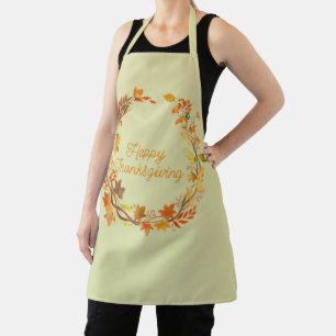 Elegant Thanksgiving Entertaining Apron