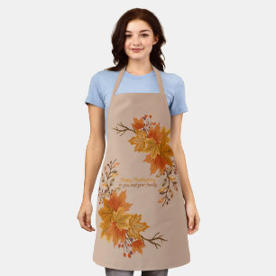Elegant Thanksgiving Entertaining Apron