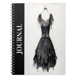 Elegant Thoughts: LBD Journal, Little Black Dress Notebook