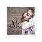 Elegant Three Initials Photo Wedding Paper Napkins