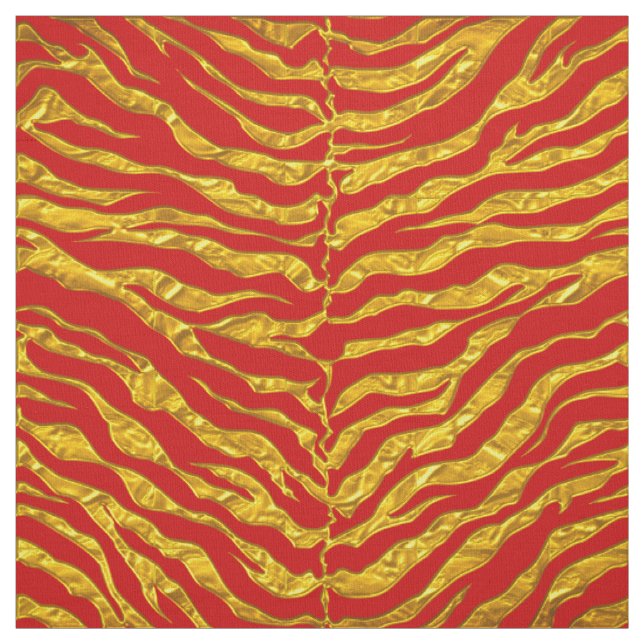 Elegant Tiger Print Fabric (Swatch)