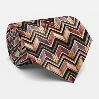 Elegant tiled Art Deco pattern Tie