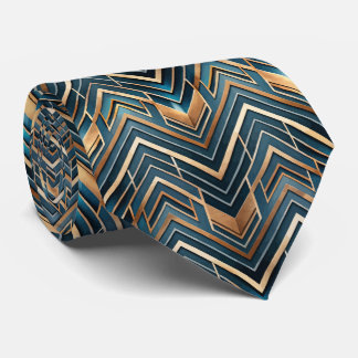 Elegant tiled Art Deco pattern Tie