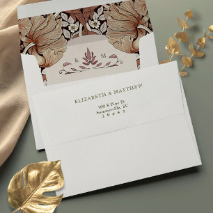 Elegant Timeless Pimpernel William Morris Envelope