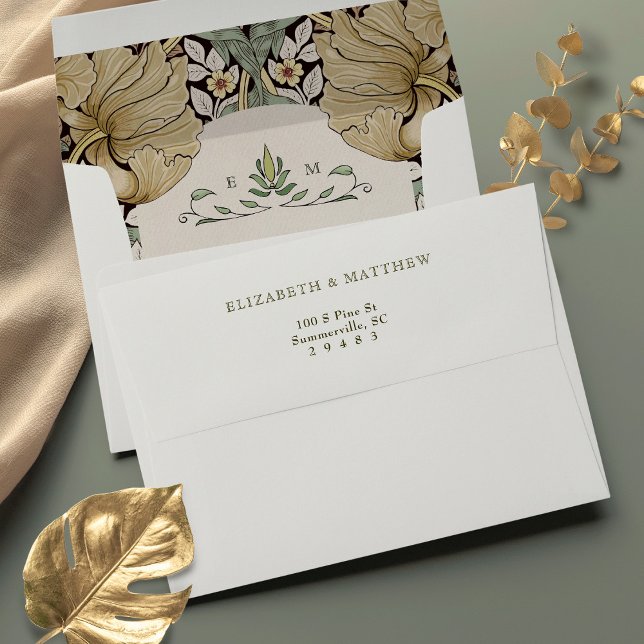 Elegant Timeless Pimpernel William Morris Envelope (Creator Uploaded)