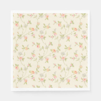 Elegant Tiny Roses Napkin
