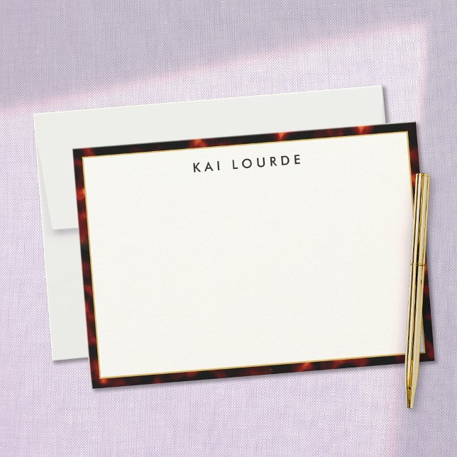  Elegant Tortoiseshell  Thank You Card (Creator Uploaded)