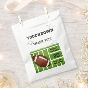 Elegant Touchdown Football Baby Shower Favour Bags