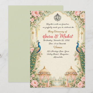 Elegant Traditional Engagement Ceremony Invitation