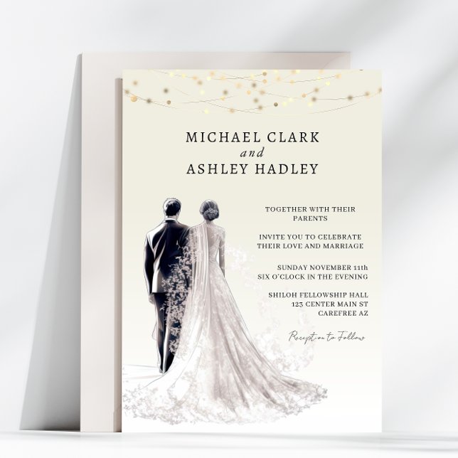 Elegant Traditional Wedding Invitation (Creator Uploaded)