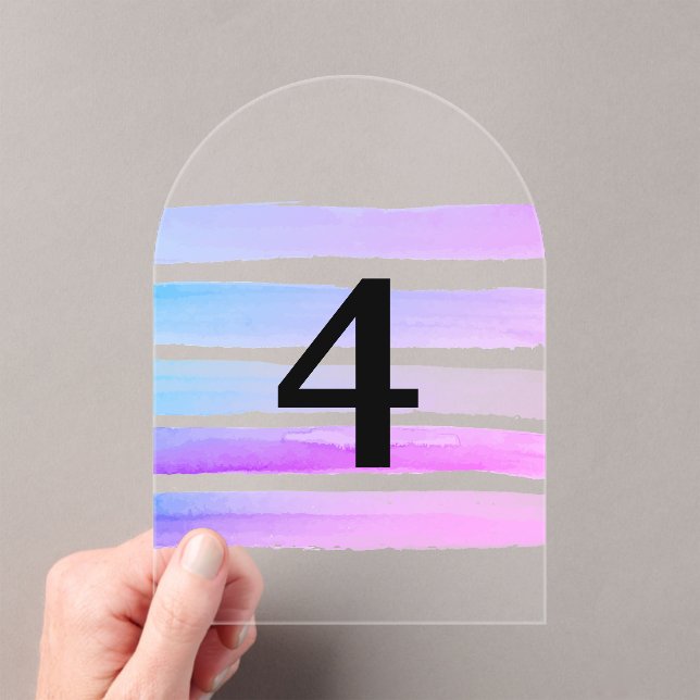Elegant translucent table numbers (Insitu (Handheld))
