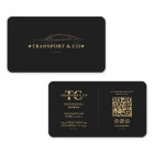 Elegant Transport Car Company Black Modern