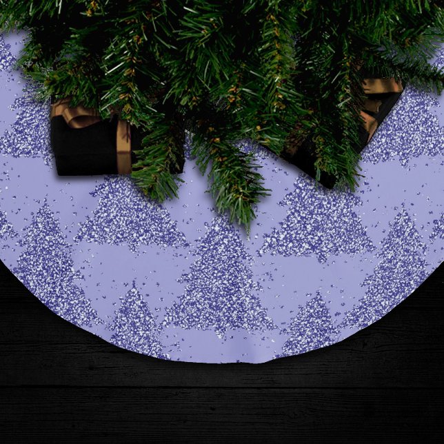 Elegant Tree Pattern | Charming Lavender Christmas Brushed Polyester Tree Skirt (Creator Uploaded)