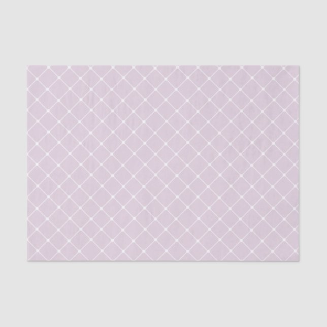Elegant Trellis Pattern | Lavender Tissue Paper (Front)