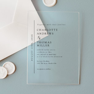  Elegant Trending Wedding  Acrylic Invitations