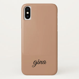Elegant Trendy Brown Customise Case-Mate iPhone Case